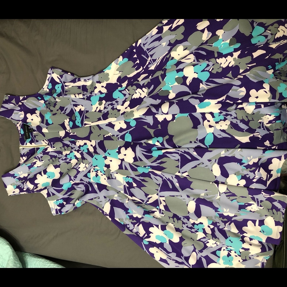 Lane Bryant NWT purple flowers dress